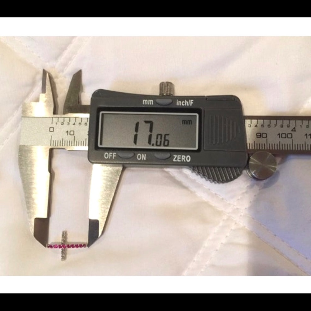 14k Solid Gold Ruby And Diamond Cross Pendant - image 4